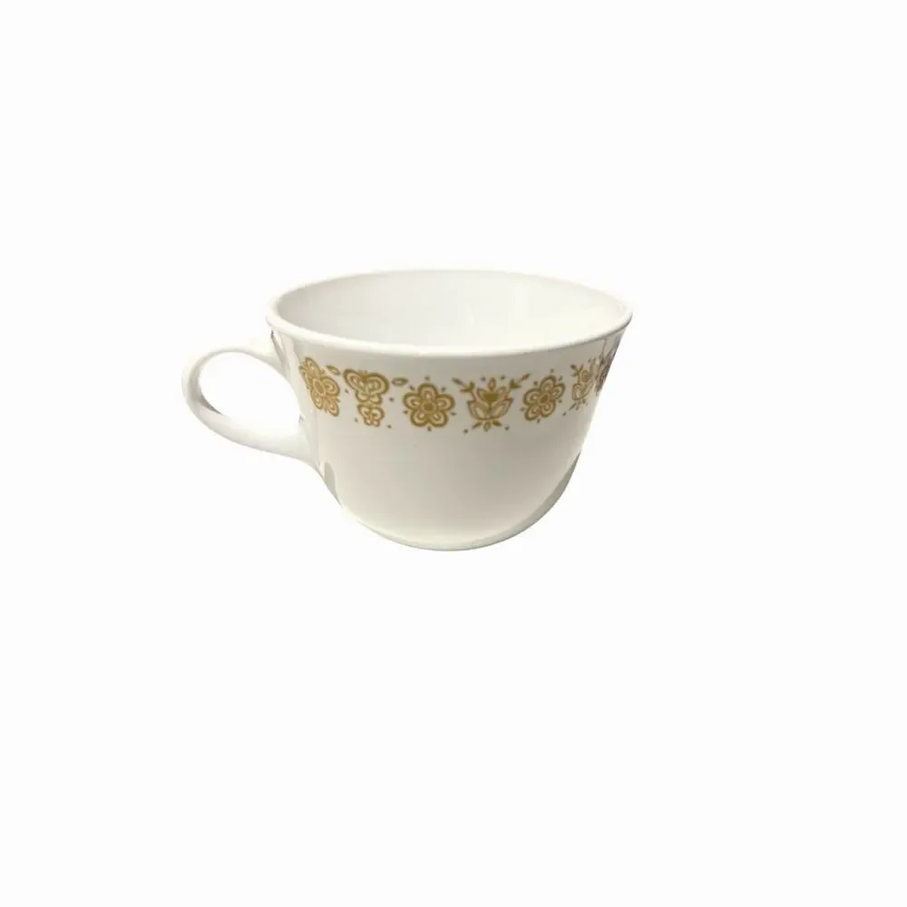 Vintage Corelle Butterfly Gold 1980's Livingware Corning Tea Cup